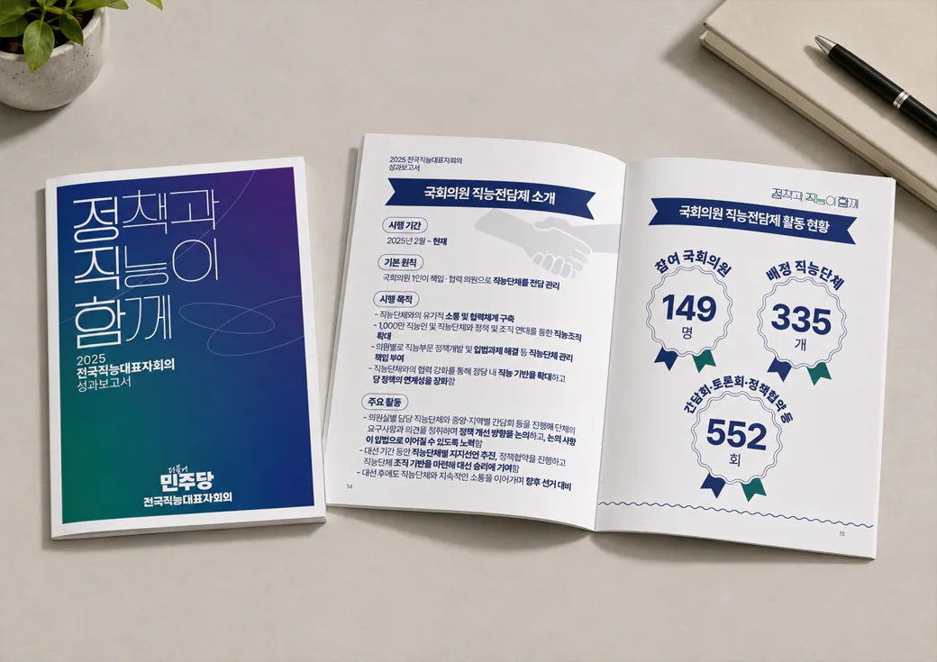 2025年共同民主党职能代表者会议成果报告书