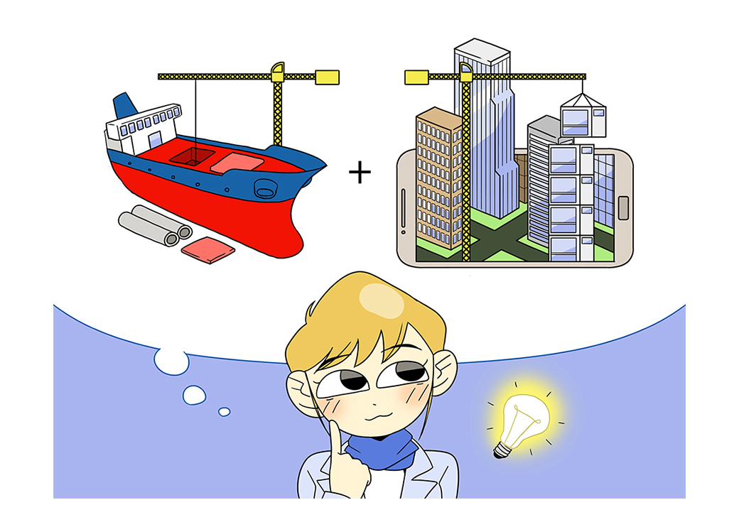 디지털 솔루션 기업 캐릭터 및 PPT 디자인 · 3