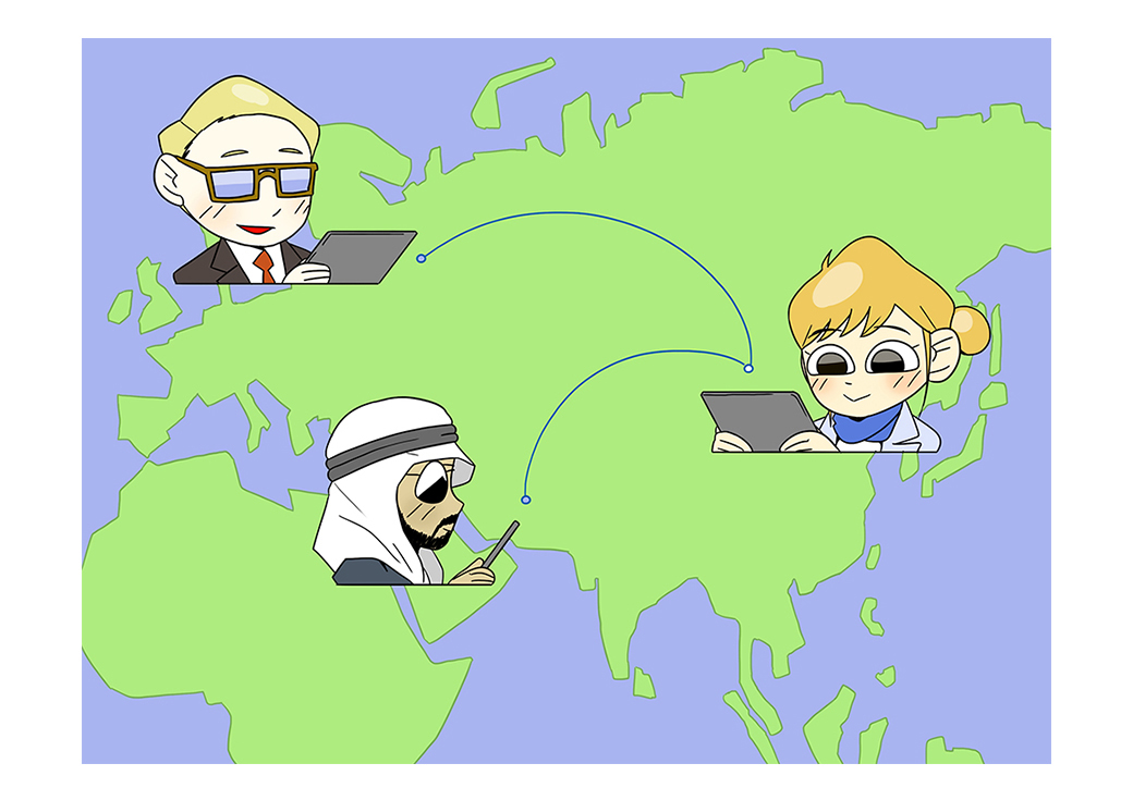 디지털 솔루션 기업 캐릭터 및 PPT 디자인 · 4