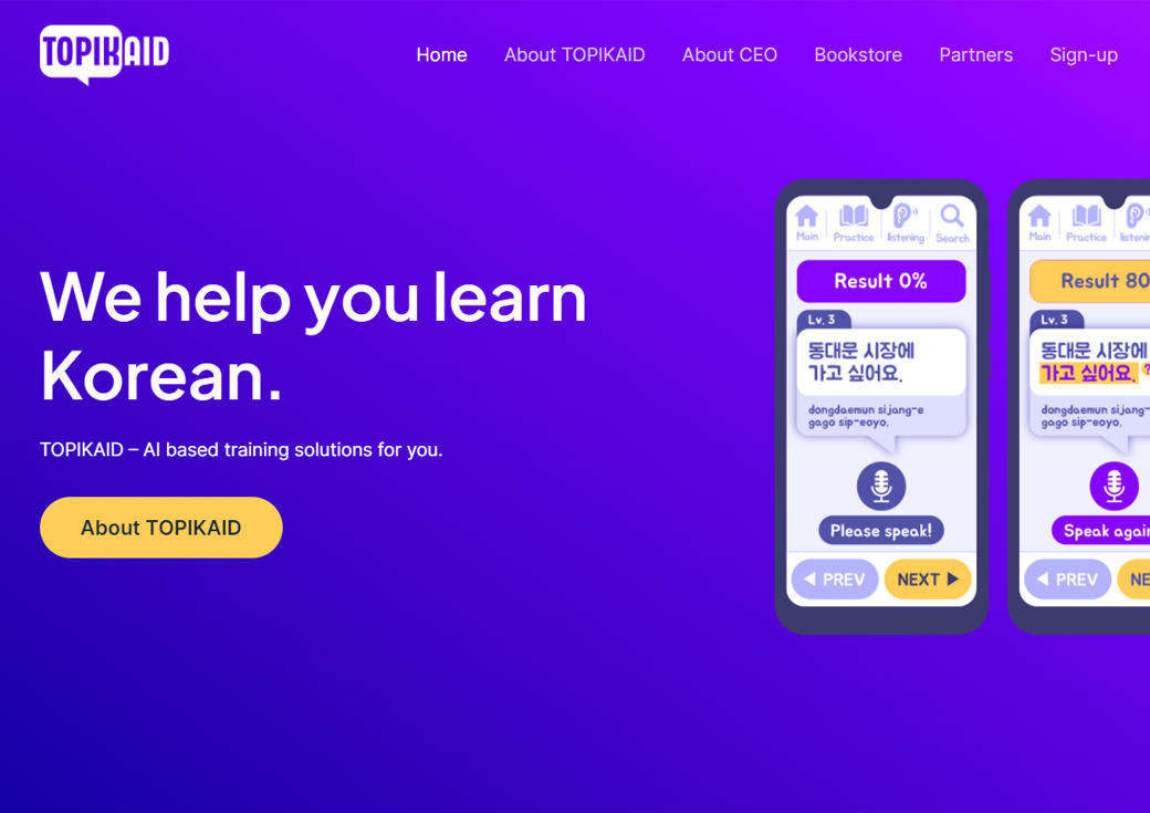 Responsive Website Development for App Developer Topikaid