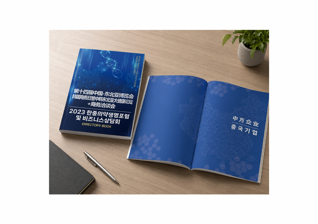 2023 한중의약생명포럼 및 비즈니스 상담회 책자 · 2